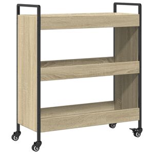 vidaXL k&oslash;kkenvogn 70x30x82 cm konstrueret tr&aelig; sonoma-eg
