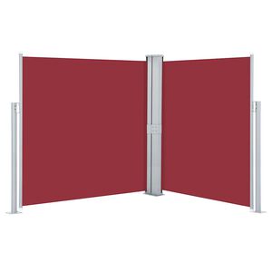 vidaXL sammenrullelig sidemarkise 170 x 600 cm r&oslash;d