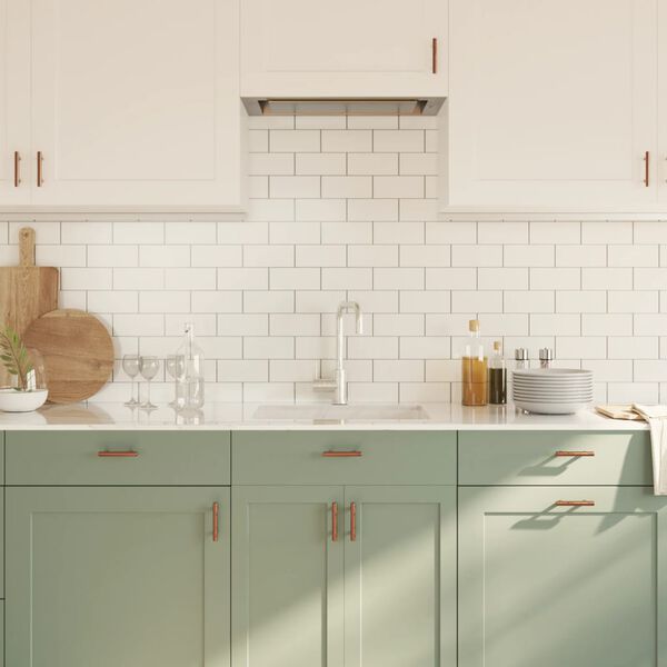 vidaXL skabsh&aring;ndtag 20 stk. 64 mm rustfrit st&aring;l bronzefarvet