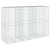 vidaXL gabionkurv med cover 300x100x200 cm galvaniseret jern