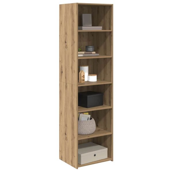 vidaXL Kabinet Artisan Egetr&aelig; 50 x 41 x 185 cm Konstrueret tr&aelig;