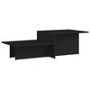 vidaXL sofabord 111,5x50x33 cm konstrueret tr&aelig; sort