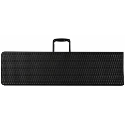 Perel foldbar bænk med flettemønster sort FP160R