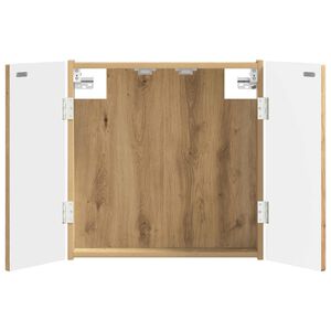 vidaXL Dartboard Skab DELFT Artisan-eg 52,5 x 10,5 x 53,5 cm