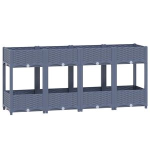 vidaXL h&oslash;jbed 160x40x71 cm polypropylen