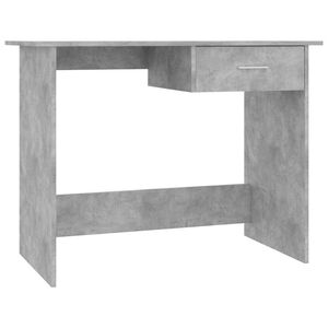 vidaXL skrivebord 100x50x76 cm konstrueret tr&aelig; betongr&aring;