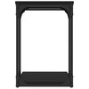 vidaXL sidebord 50x35x52 cm konstrueret tr&aelig; sort