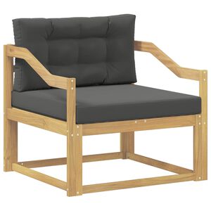 vidaXL Udend&oslash;rs Mellem Sofa Polyester Hvid