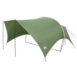 vidaXL Camping tarp vandafvisende Gr&oslash;n 550 x 400 x 230 cm