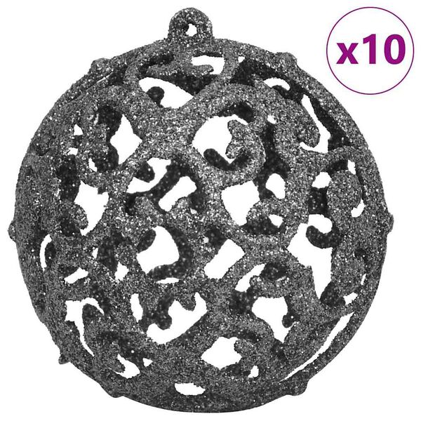 vidaXL Kunstig Forbelyst Juletr&aelig; med 300 LED'er S&oslash;lv 180 cm PET