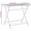 vidaXL Havemøbel Bord Brun 90 x 55 x 75 cm Massivt akacietræ