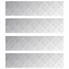 vidaXL Trappe Tread 4 stk. 80 x 20 cm S&oslash;lv Aluminium Rektangul&aelig;r