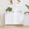 vidaXL skabsl&aring;ger 4 stk. 69x29,5 cm lameldesign hvid