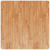 vidaXL firkantet bordplade 80x80x1,5 cm behandlet massivt eg lysebrun