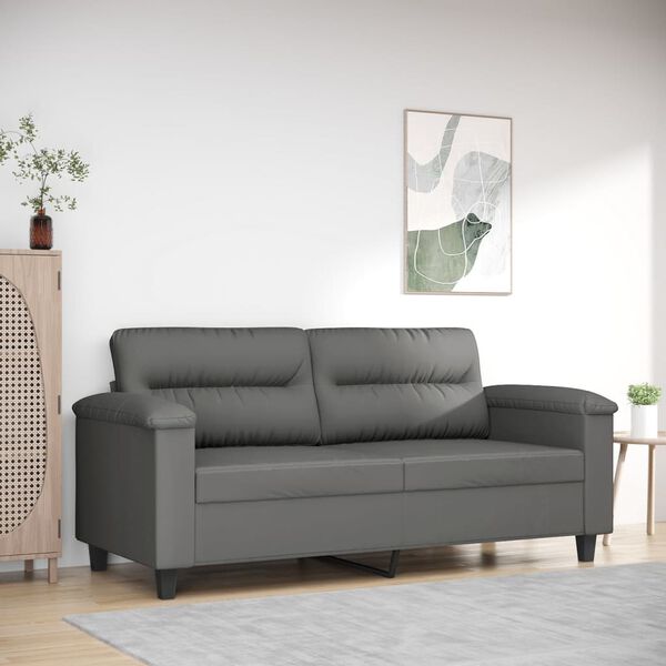 vidaXL 2-personers sofa 140 cm stof mikrofiberstof