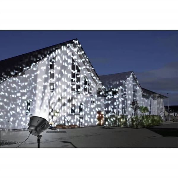 Ambiance LED-juleprojektor snefald