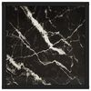 vidaXL sofabord 40x40x50 cm marmorglas sort