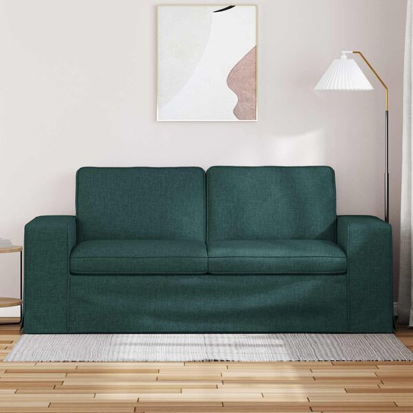 vidaXL Sofa M&oslash;rkegr&oslash;n 182 x 80 x 82 cm Stof