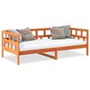 vidaXL daybed uden madras 80x200 cm massivt fyrretr&aelig; gyldenbrun