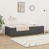 vidaXL daybed 90x200 cm massivt fyrretr&aelig; gr&aring;