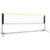 vidaXL justerbart badmintonnet 400x103x94-158 cm metal