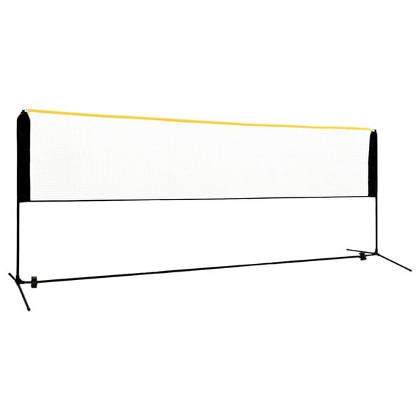 vidaXL justerbart badmintonnet 400x103x94-158 cm metal