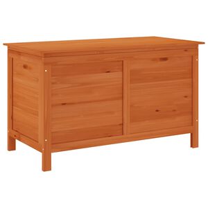 vidaXL opbevaringsboks til haven 99x49,5x58,5 cm massivt grantr&aelig;