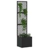 vidaXL Plantekasse Sort 35 x 30 x 135 cm Metal