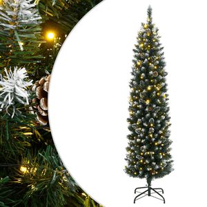 vidaXL kunstigt smalt juletr&aelig; 150 LED'er 120 cm