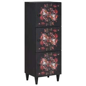 vidaXL Opbevaringsskabe Flerfarvet 40 x 33,5 x 110 cm Massivt mangotr&aelig;