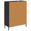vidaXL Sideboard Sort eg 69,5 x 34 x 90 cm Konstrueret tr&aelig;