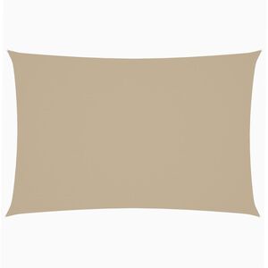 vidaXL solsejl Oxfordstof rektangul&aelig;r 2 x 4 m beige