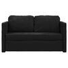 vidaXL 2-i-1 sovesofa 122x204x55 cm velour sort