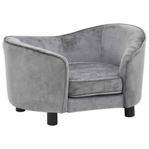 vidaXL hundesofa 69x49x40 cm plys gr&aring;