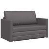 vidaXL Sovesofa Gr&aring; 124 x 71 x 78 cm Kunstl&aelig;der