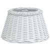vidaXL lampesk&aelig;rm til loftlampe &Oslash;50x30 cm flet hvid