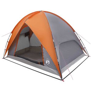 vidaXL Camping telt med regnslag vandafvisende 4-personers
