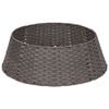 vidaXL Juletr&aelig;krave Rund Gr&aring; Dia. 45 x 22 cm polyrattan