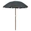 vidaXL parasol med st&aring;lstang 180 cm antracitgr&aring;