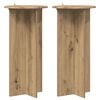 vidaXL Planteholder 2 stk. Artisan-eg 40 x 40 x 80 cm Konstrueret tr&aelig;