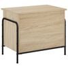 vidaXL Opbevaringskasse Sonoma-eg 80 x 40 x 49,5 cm Konstrueret tr&aelig;
