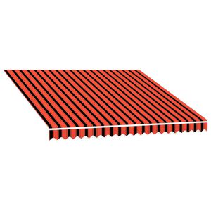 vidaXL Reservedug til markise Bl&aring; og Hvid 300 x 250 cm Polyester