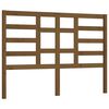 vidaXL sengeg&aelig;rde 146x4x104 cm massivt fyrretr&aelig; gyldenbrun