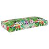 vidaXL Pude Blomstret Flerfarvet 120 x 60 x 12 cm Oxford stof