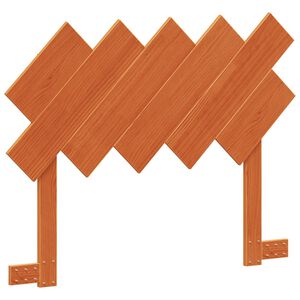 vidaXL sengegavl 100 cm massivt fyrretr&aelig; gyldenbrun