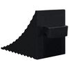 vidaXL stopklods til parkering 2 stk. 29x16x19 cm gummi