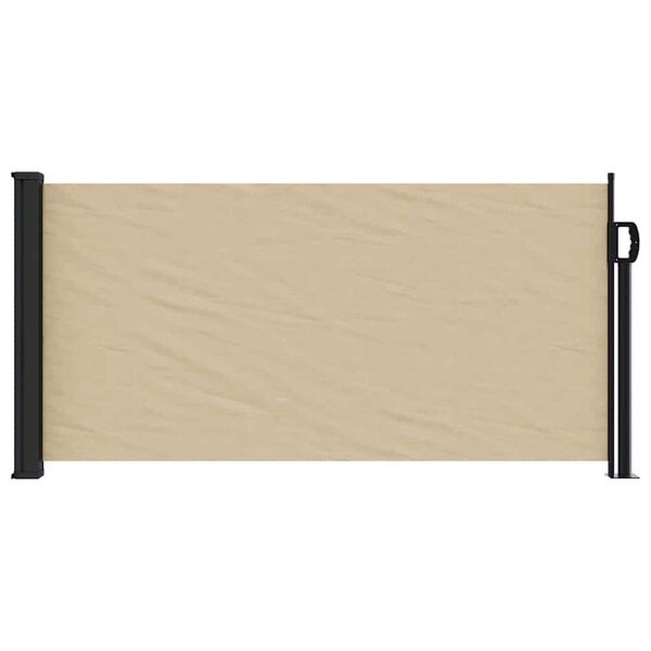vidaXL sammenrullelig sidemarkise 100x300 cm beige