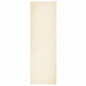 vidaXL gulvt&aelig;ppe HUARTE 80x250 cm kort luv og vaskbart cremefarvet
