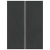 vidaXL Pool Bundark Sort 300 x 220 x 0,1 cm Non-woven stof