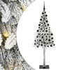 vidaXL Juletr&aelig; med 300 LED'er med stativ Hvid 210 cm PE og St&aring;l